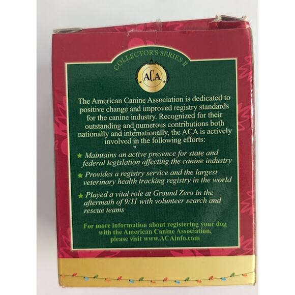 Dachshund Christmas Tree Ornament Pet Collection, ACA collection series II - Picture 7 of 7